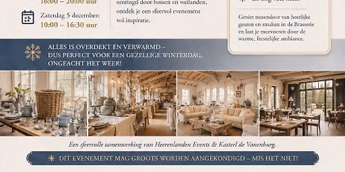 Winterse Sferen op Kasteel de Vanenburg — braderie-en-jaarmarkt in Putten